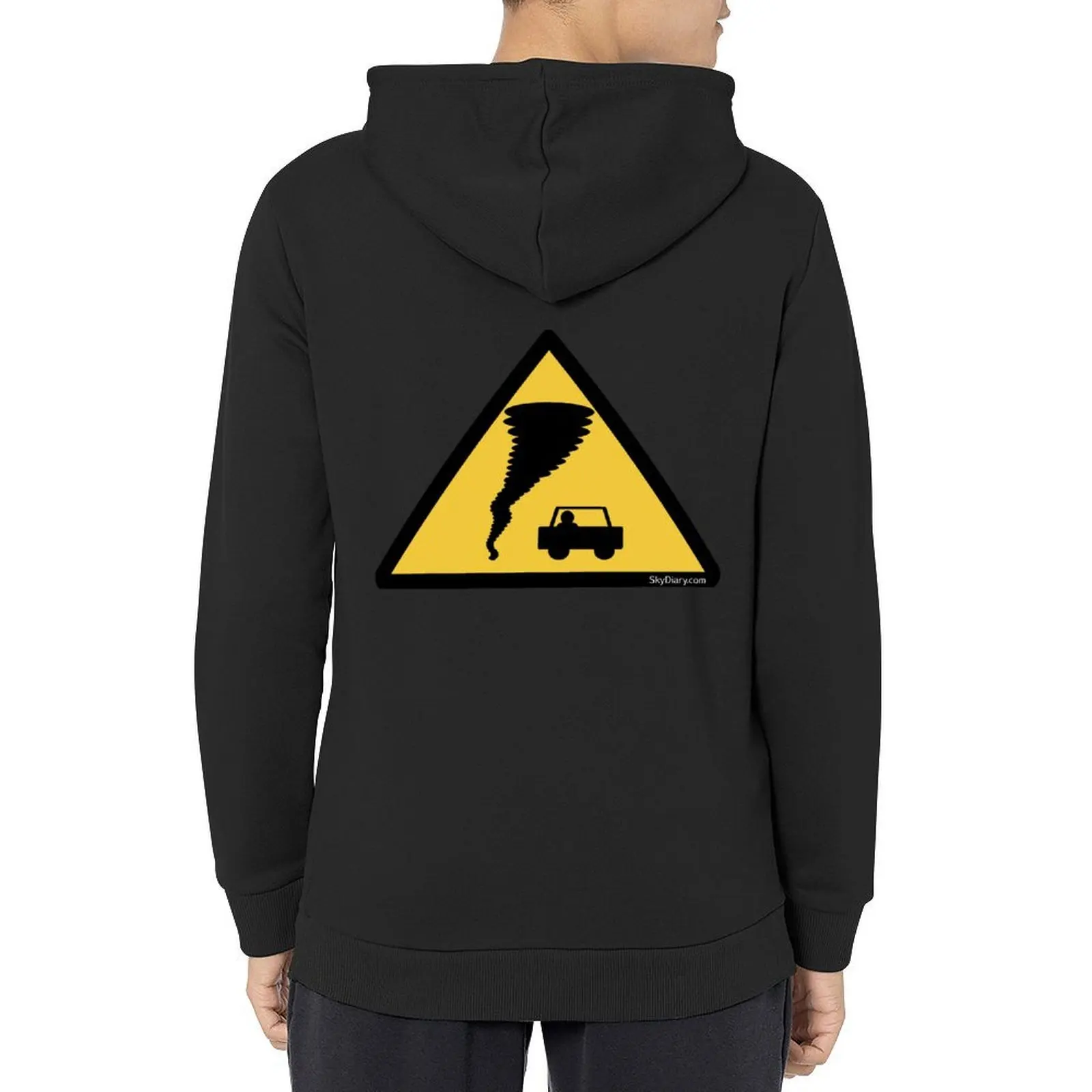 

Caution Tornado! Storm Chasers Warning Hoodie men's sweat-shirt autumn clothes fashion men anime clothes anime hoodie