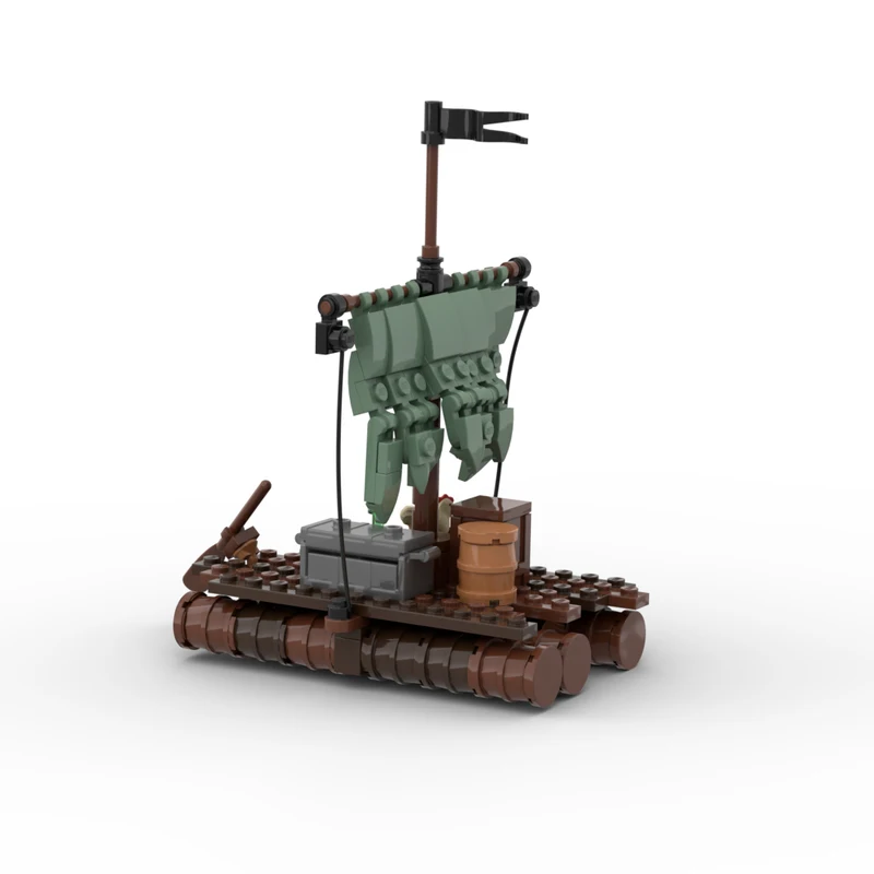 

143pcs MOC Port Sauvage: The Raft Pirates Building Blocks Christmas Gift Inspires Unlimited Creativity Building Set
