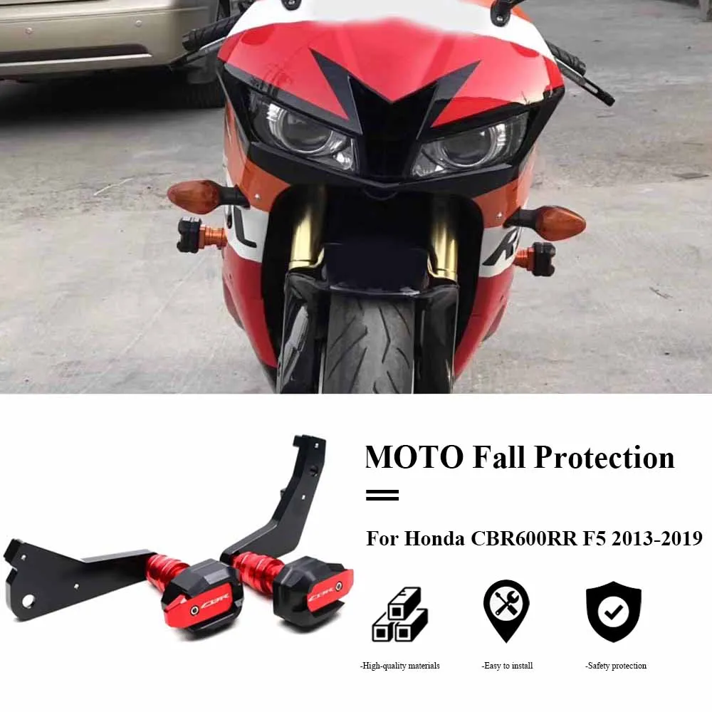 

Motorcycle Falling Protection Frame Slider Fairing Guard Anti Crash Pad Protector Fit For CBR600RR CBR 600 RR CBR600 RR 13-19