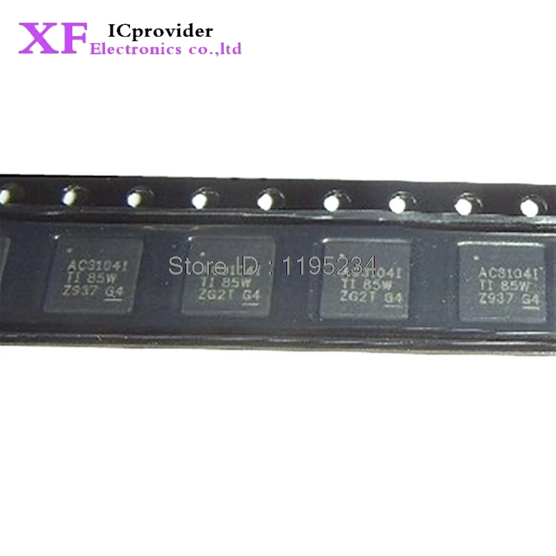 100pcs/lot TLV320AIC3104IRHBR AC3104I  TLV320 AUDIO CODEC 24BIT SER  QFN32 IC Best quality.