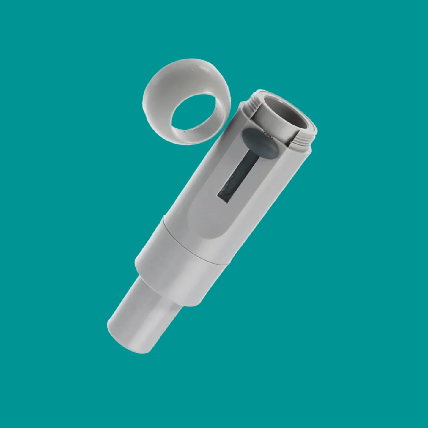 Dental Saliva Swivel Suction Handle, 17/15/11/8mm w/ Adjustable Valve for Strong Weak Suction & Plastic Adapter