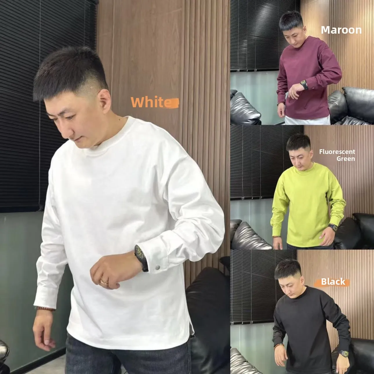 

Осенняя новая мужская однотонная толстовка на пуговицах Long Sve, простая свободная повседневная толстовка для пар, молодежная тенденция, устойчивая к морщинам