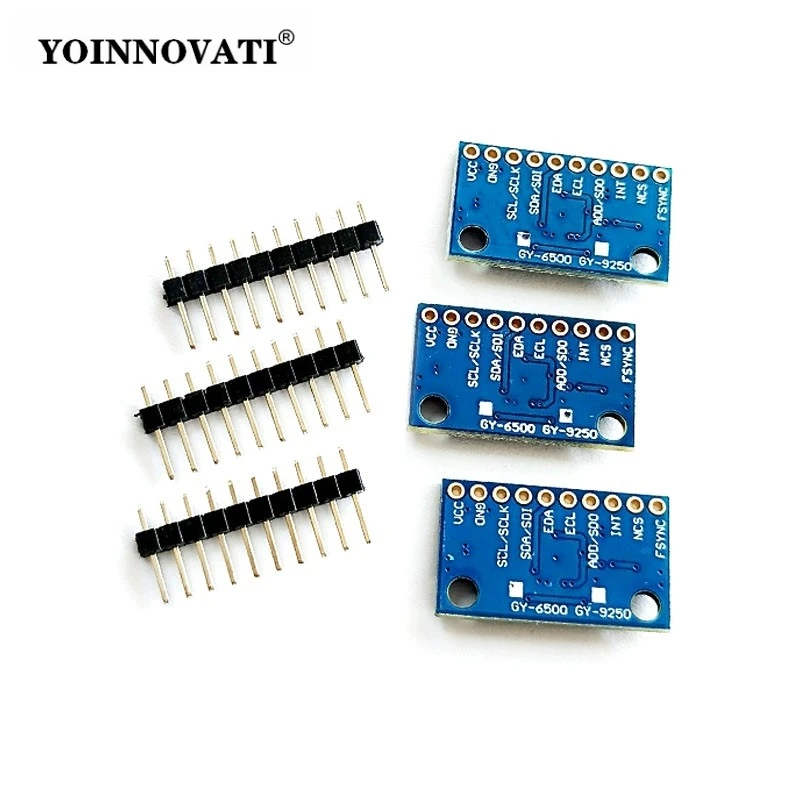 GY-6500 GY-9250 MPU-6500 6DOF Six-axis Accelerometer 6-axis Attitude Gyro Sensor Module SPI Interface MPU6500