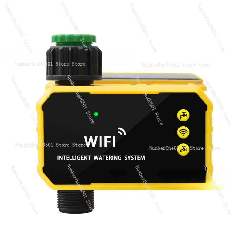 

Smart WiFi Irrigation Controller - 8-Zone Scheduling with Soil Moisture Sensor, Solar Powered & Weather Adaptive, English system