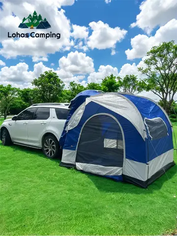 Lohascamping  차 상자 도킹 천막, 휴대용 천막, 방수 천막, SUV 천천막 천천막, 3-4 사람 천막 천막 천막 천막, 3-4 사람 차차 차 상자 도킹 천막, 선차 천장 터널 천막 천막, 휴대용 천막, 차 천막, 캠핑，카박스 도킹 텐트，차박텐트 도킹쉘터 ，터널형 야외 차량 박스 도킹 텐트, 휴대용 방수 SUV 테일 텐트, 3-4 인용 돔 텐트, 햇빛가리개 터널 캠프 차량 텐트