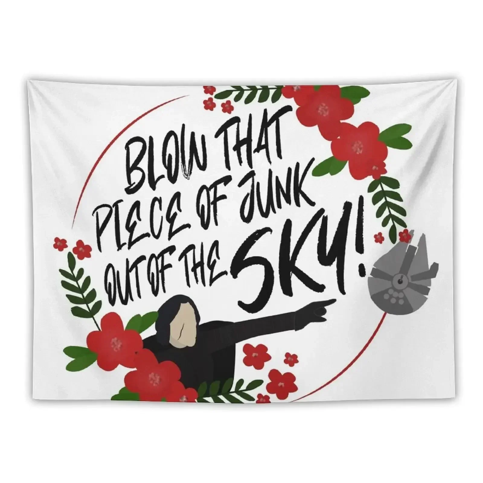 blow that piece of junk out of the sky Tapestry Kawaii Room Decor Room Ornaments Hanging Wall Tapestry