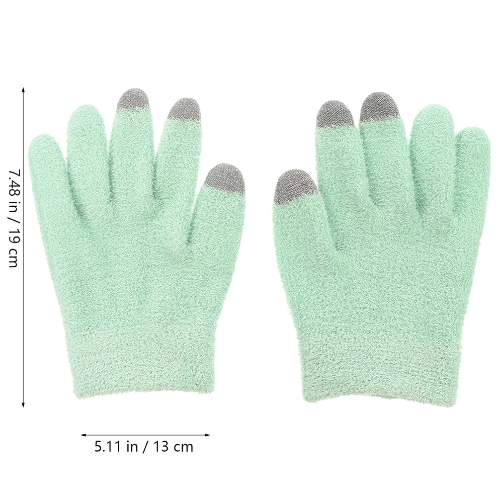 2 Pairs Yarn Touch Screen Gloves Dry Feet Socks Hydrating Warm Hands Touchscreen for Sleeping