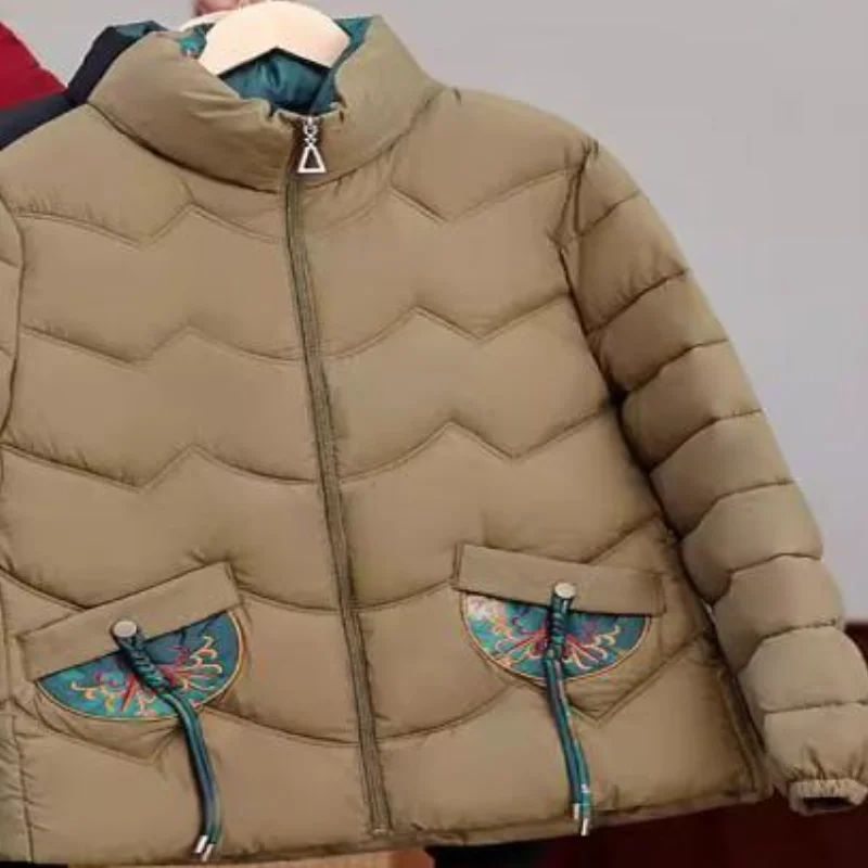 Kawaii فتاة بلوزات على الموضة في منتصف العمر وكبار السن ملابس قطنية أسفل شتاء دافئ مريح جديد النمط الصيني الأم #2