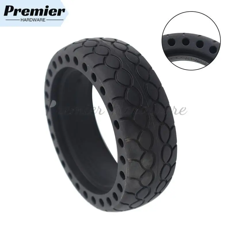 Moyeu arrière de roue de Scooter 5.5 pouces pour Xiaomi Mijia M365 PRO, pneus solides d'amortissement, pneus creux Non pneumatiques en nid d'abeille