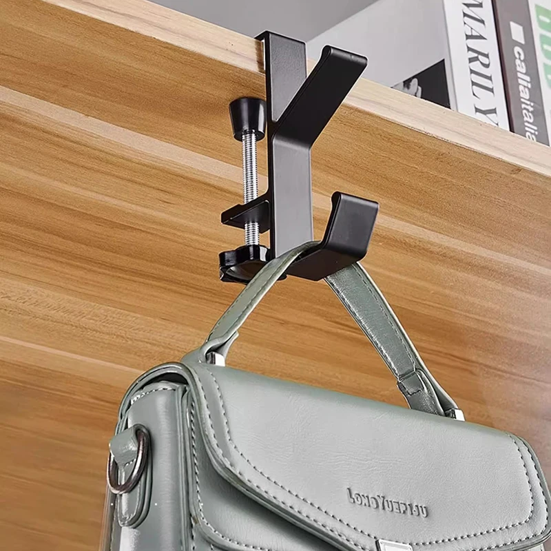 Gancho de borda de mesa ajustável, Gaming Headset Hanger, armazenamento de mochila estudantil, gancho suspenso, sem soco, organizador do escritório