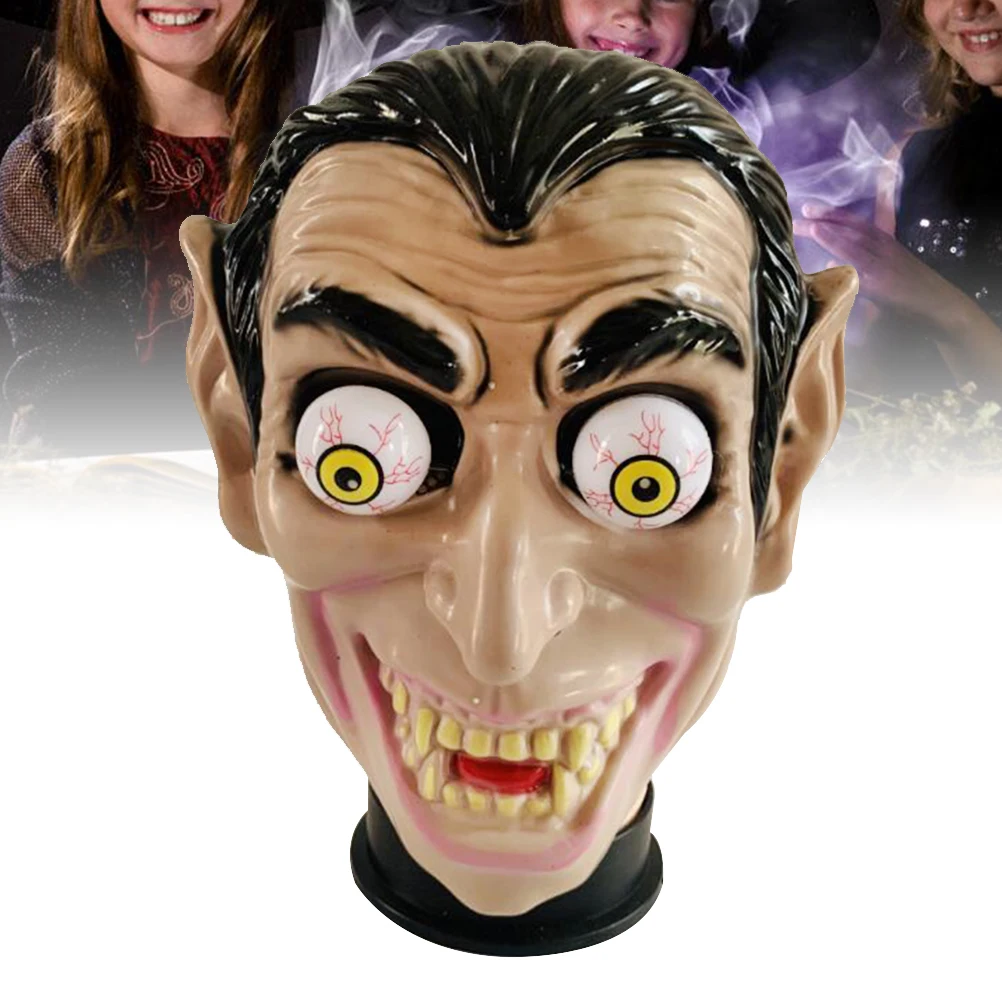 Maska na Halloween Wiosenna Maska na Oczy Straszny Horror Nakrycie Głowy Halloweenowa Maska Cosplay Kostium Imprezowy Rekwizyt dla Kobiet i Mężczyzn (Typ z Dużymi Uszami)