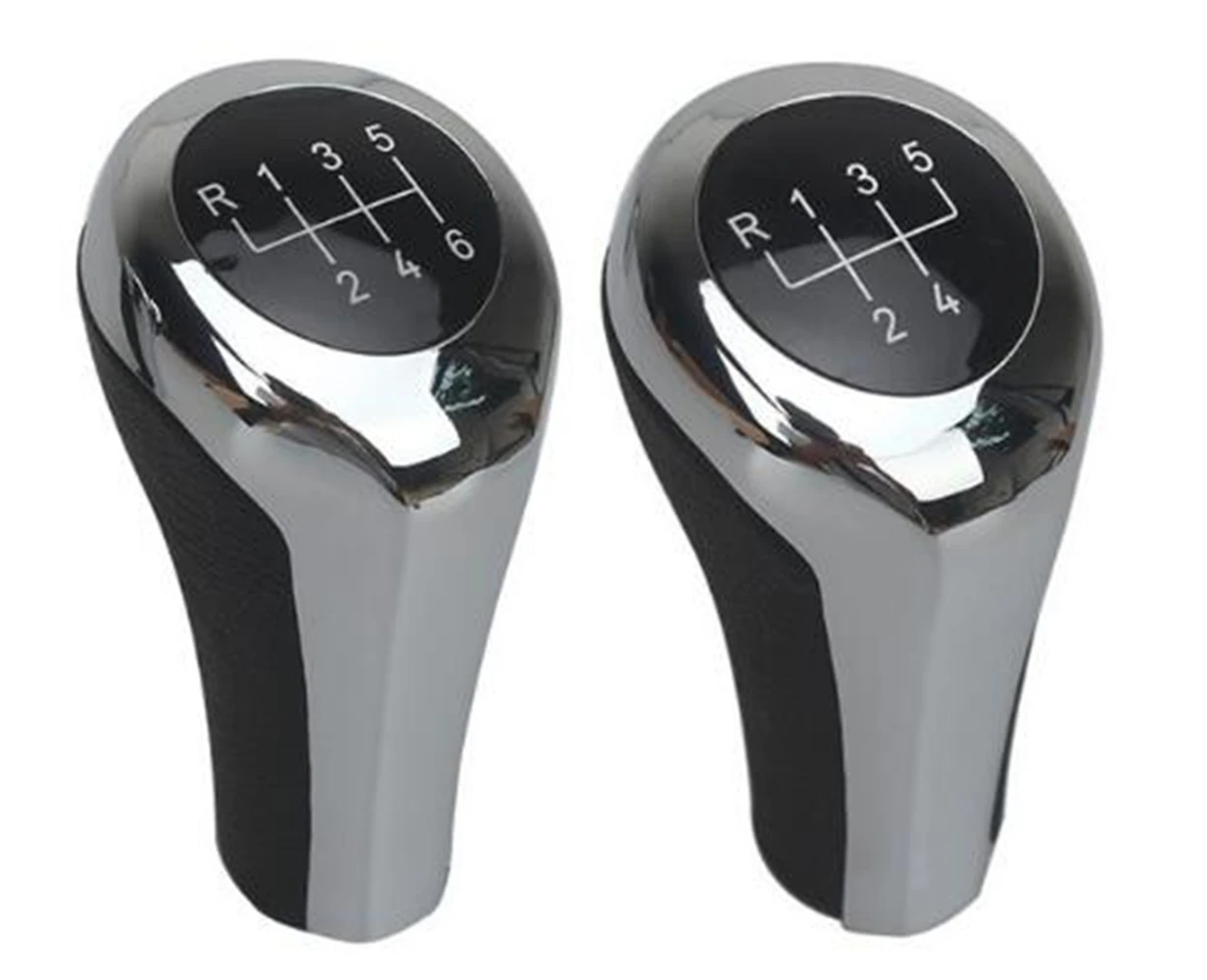 

5 6 Speed Car Chromed Gear Shift Knob Shifter Lever AT MT Fit for BMW 1 3 5 6 Series E46 E53 E60 E61 E63 E90 E91 Shifter Lever