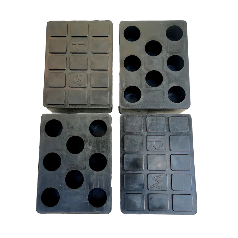 4Piece Universal square elevator rubber pad, solid rubber block, elevator support pad, elevator accessories