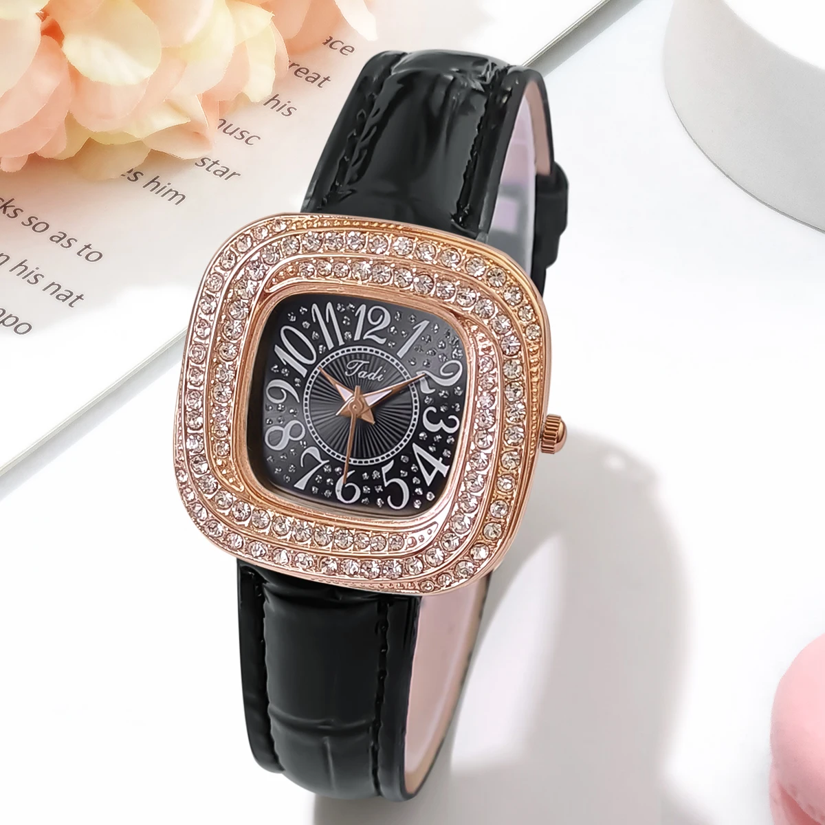 Fashion Women\'s Watch Pu Leather Wristwatch Quartz Watches For Women Clock Ladies Watch Gift Reloj Mujer Montre Femme