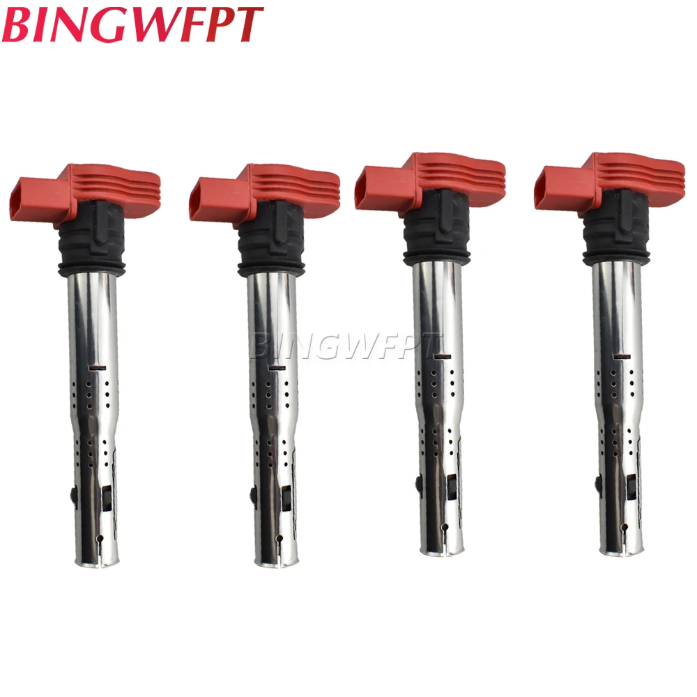 

4 шт. 06E905115E 06E905115 07K905715F катушка зажигания для VW Jetta Golf Passat Tiguan CC для Audi-A3 A4 A5 A6 A7 A8 TT Q3 Q5 R8