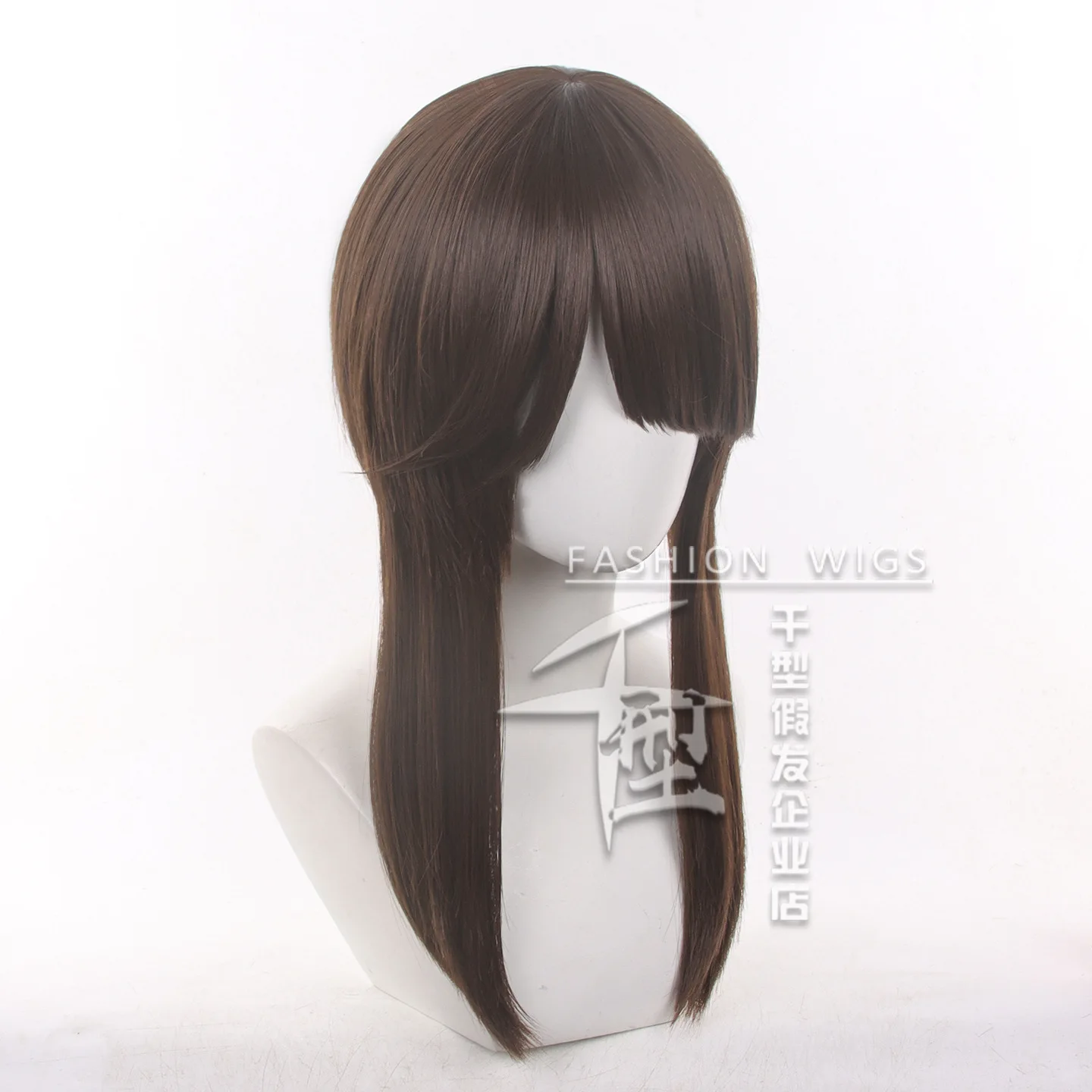 Gardener Emma Woods Cosplay Wig 40cm Brown Gardener Wig Anime Heat Resistant Synthetic Wigs for Halloween Carnival Party Costume