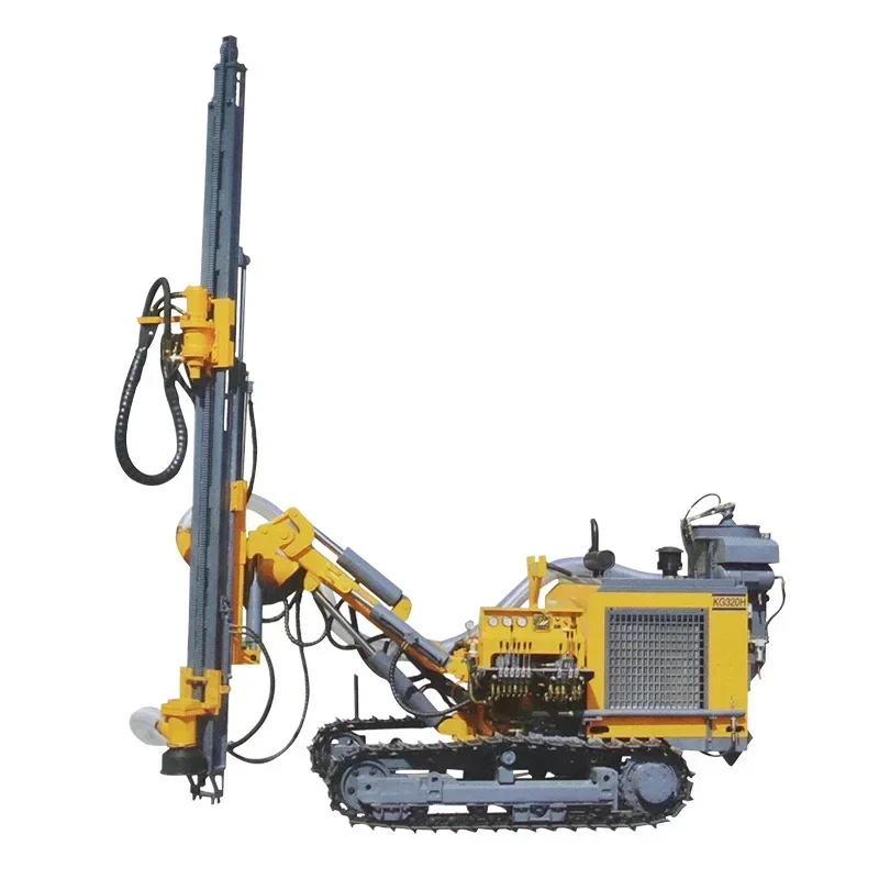 Hot selling Open-pit DTH drilling rig multi-angle drilling DTH KG320 KG320H crawler DTH drilling rig