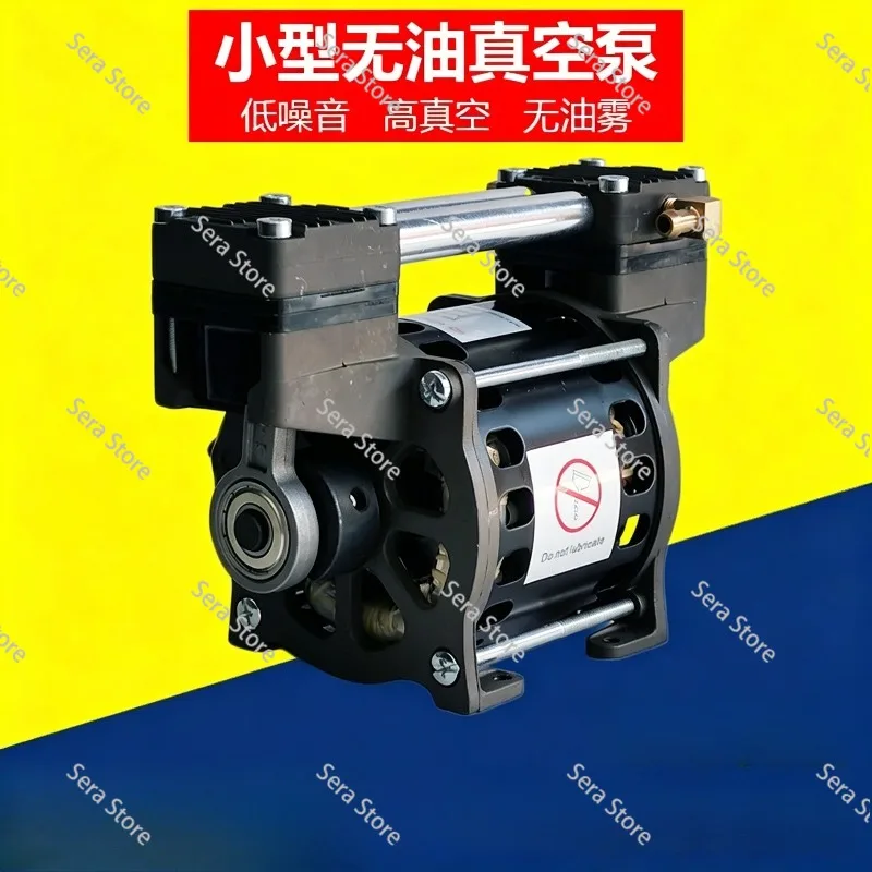 220V Vacuum Pump, Small Air Pump, Silent, Oil-Free Vacuum Pump, Air Pump 20L/min Micro