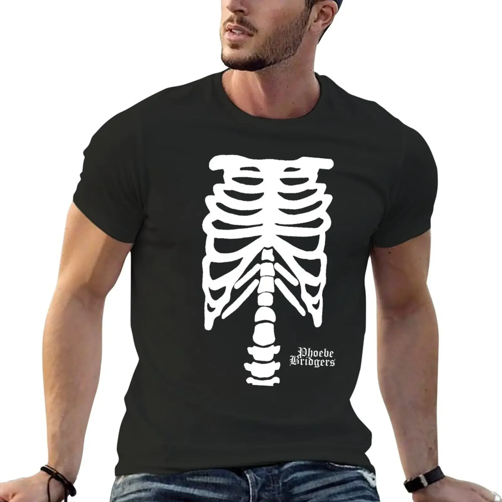 Phoebe Bridgers Merch Skeleton T-Shirt summer clothes graphics mens clothes