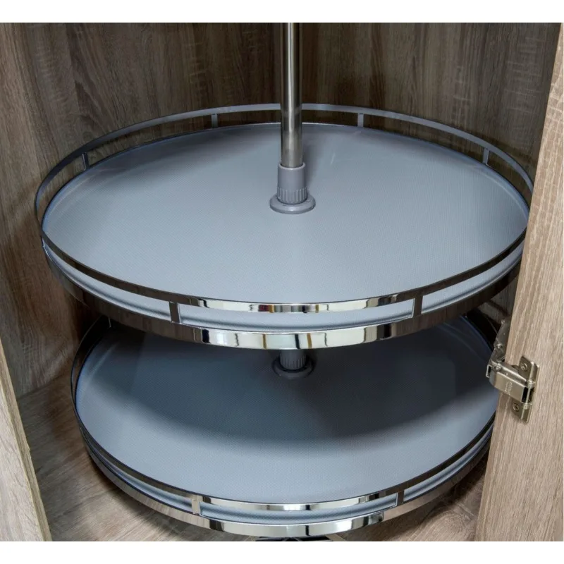 270 degree 360 degree turntable basket, floor cabinet corner pull basket, plate type turntable basket