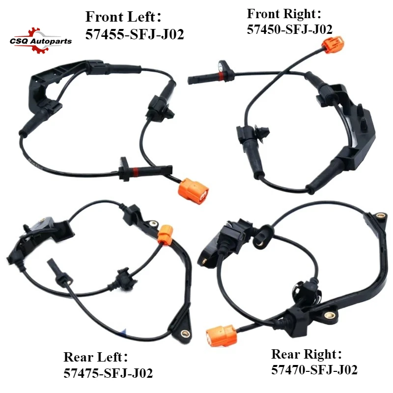 

New Front Rear Left Right 57475-SFJ-J02 57470-SFJ-J02 57455-SFJ-J02 57450-SFJ-J02 ABS Wheel Speed Sensor For HONDA Odyssey