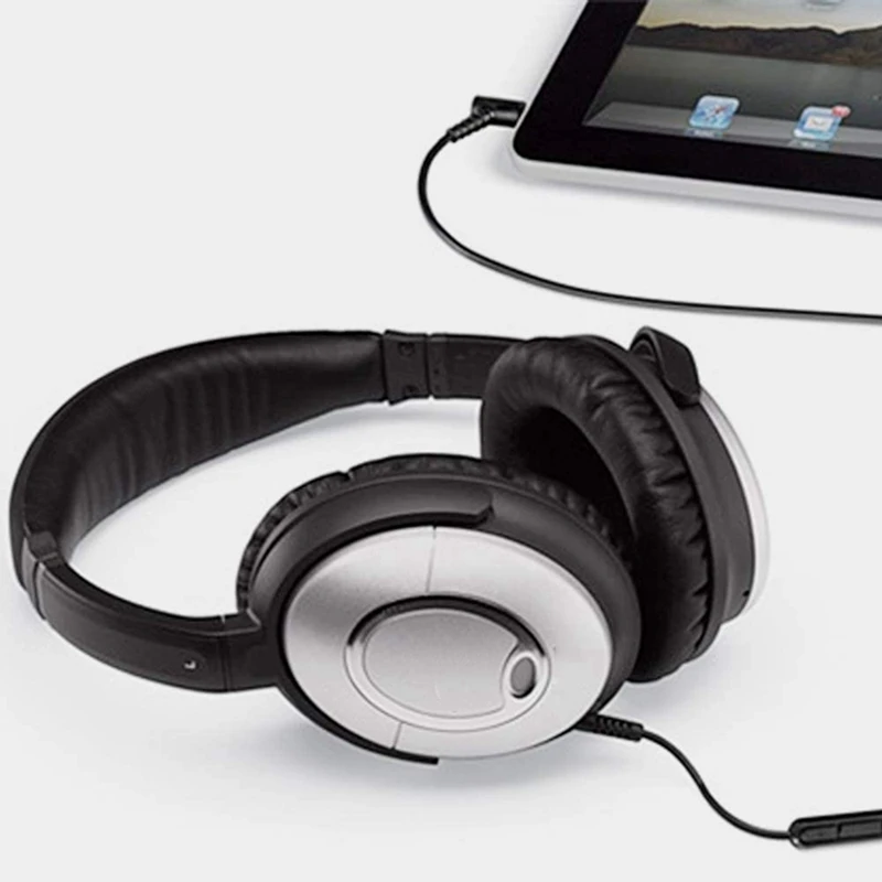 Cavo Audio sostitutivo per cuffie con controllo del Volume del microfono per cuffie Quiet Comfort2 QC15/QC2