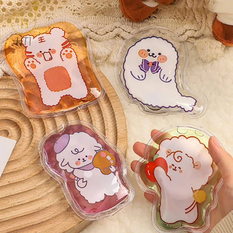 Mini Winter Reusable Gel Hand Warmer Cute Funny Word Print Instant Heating Pack Warmer Self-Heating Handbag