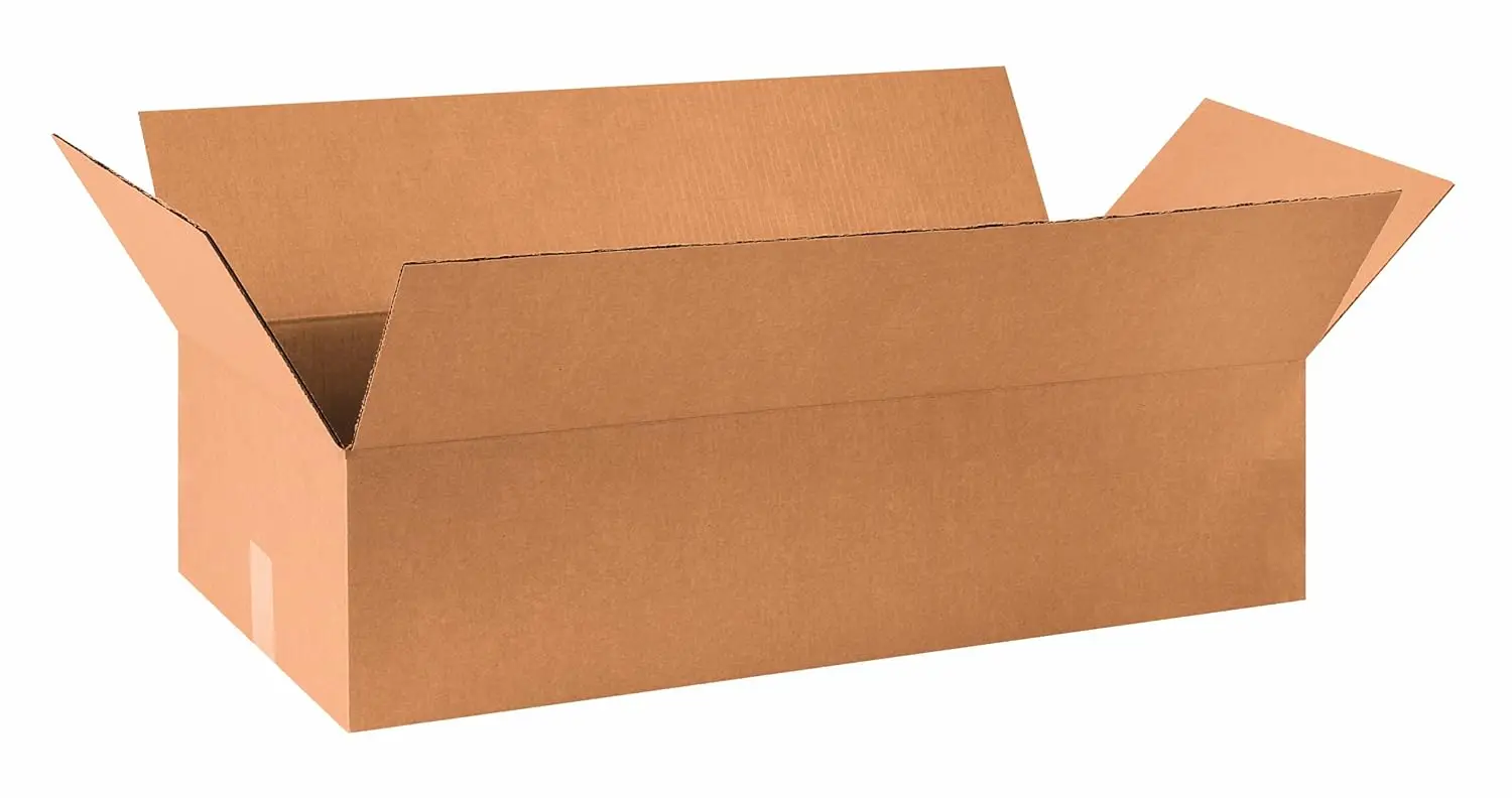 

Large Corrugated Cardboard Boxes for Moving and Shipping 30x14x7 Inch 10-Pack