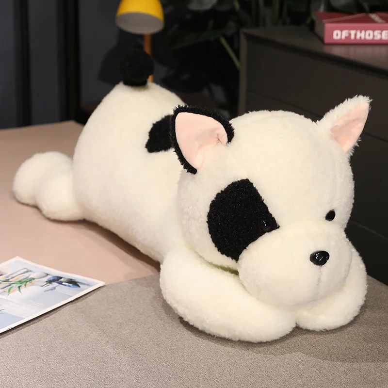 90/110CM Giant Size Cartoon Stuffed Animal Dog Milk Cow Plush Toys Dolls Puppy Sleeping Pillow Birthday Gifts