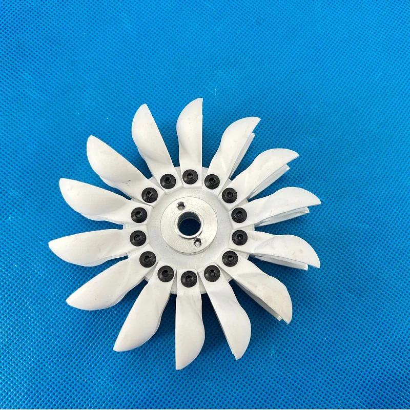 Pelton Impeller Impact Water Wheel Hydroelectric Power Generation Round Impeller DIY Power Generation