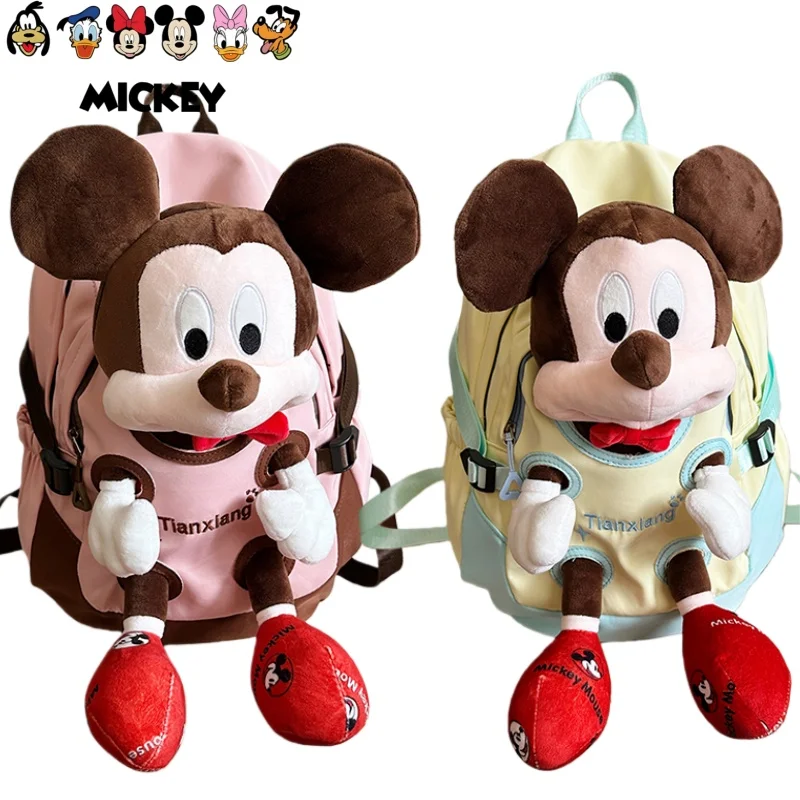 

Новый рюкзак для клуба Микки Мауса с рисунком Микки Мауса, повседневная сумка, товары в стиле аниме, праздничный подарок, универсальный на каждый день