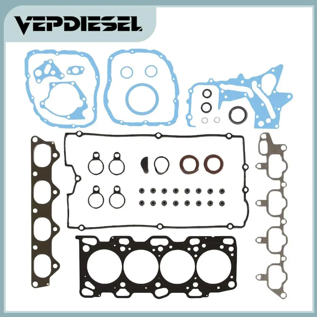 

1set G4JS Engine Overhaul Gaskets Kit for Hyundai Santa Sonata for Kia Optima 2.4L 2351CC L4 DOHC 16V HS26282PT CS26282