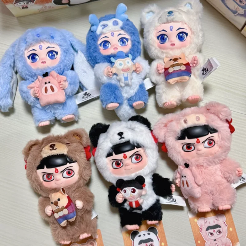 

POP MART NeZha 2 Dress Up Party Series Vinyl Plush Doll Pendant Blind Box Mystery Box Toys Doll Cute Anime Figure Ornaments Gift