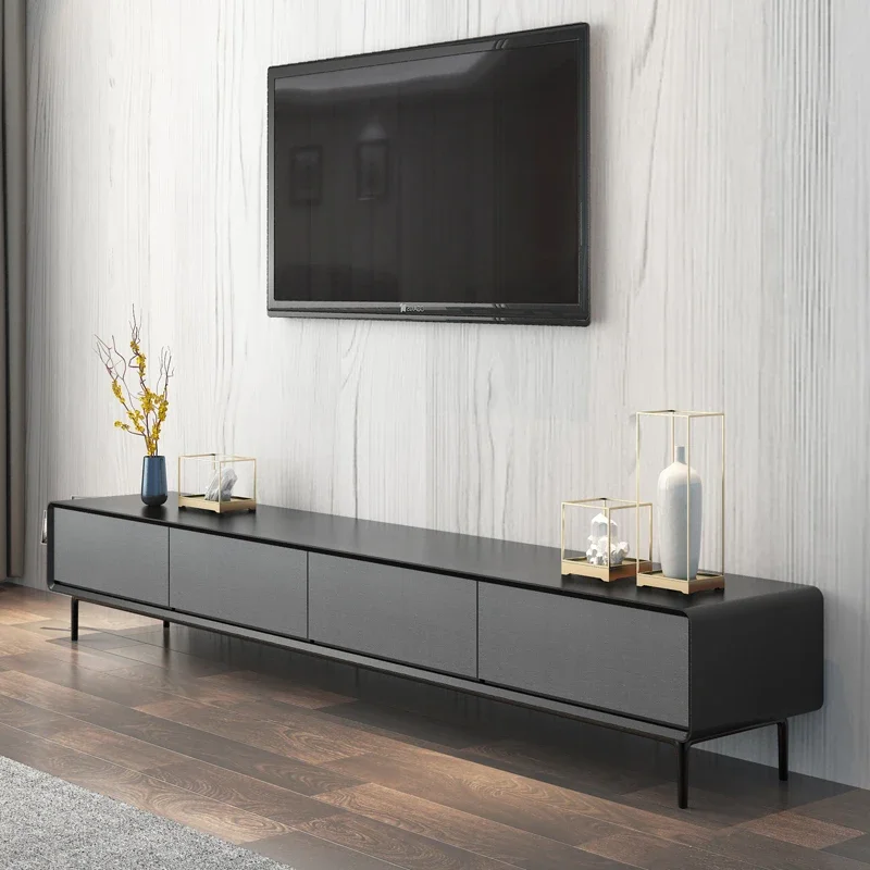 

Nordic Luxury Drawer Tv Stand Simple Black Innovative Feet Large Living Room Tv Table Modern Bedroom Muebles Hogar Furniture