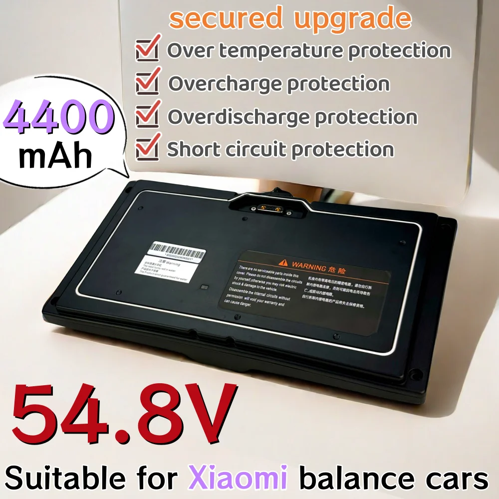 

100% New 54.8V Balance Car Specific 4400mAh Li-ion Rechargeable Battery Pack Suitable for Xiaomi No. 9 Electric Balanced Cars
