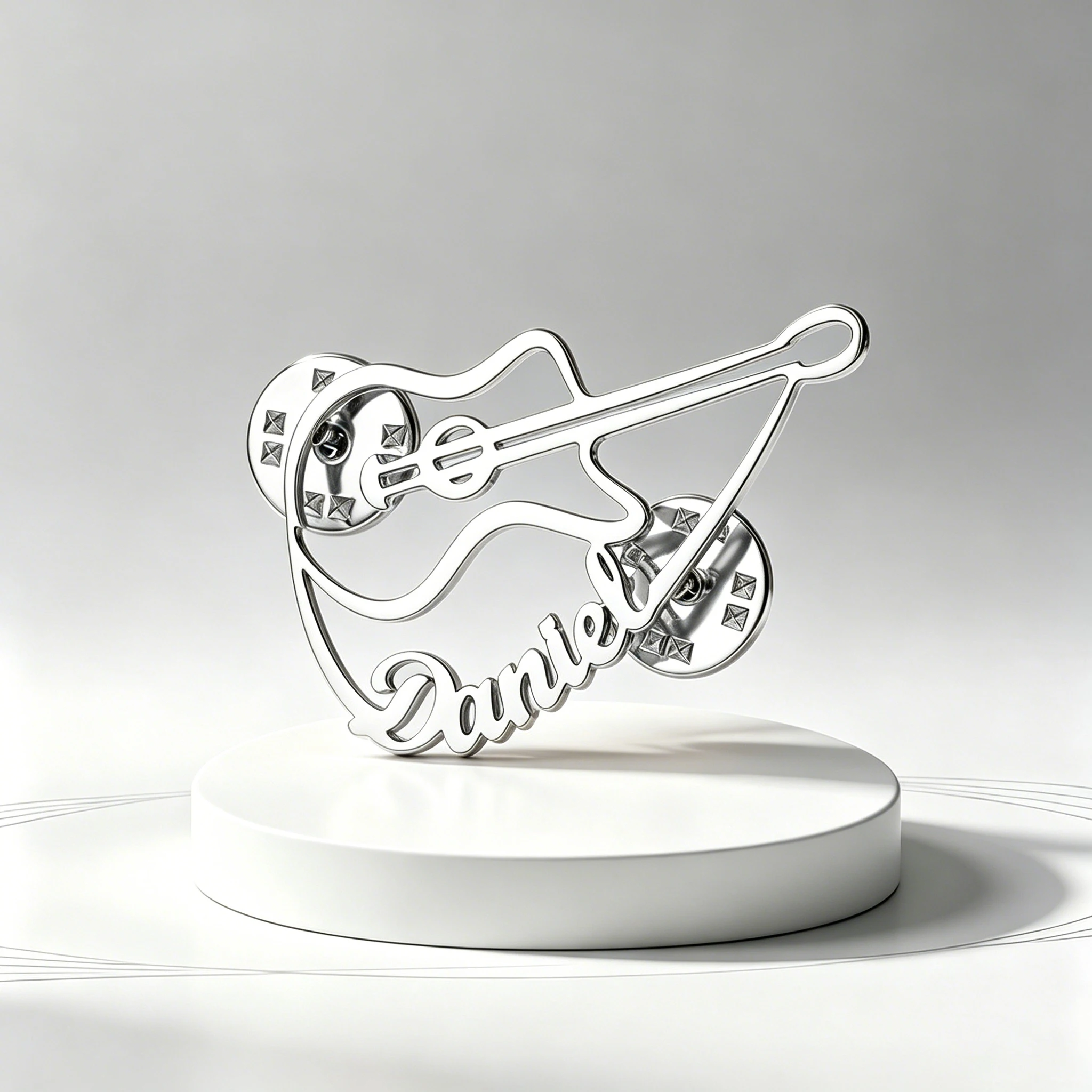 دبوس زينة على شكل كمان مخصص من - مراجعة Musical Instrument With Name وسعره