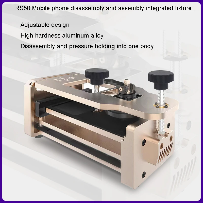 REFOX RS50 2 in 1 MobilePhone Opener & Clamp Fixture for Flat Screen Back Cover Removal and Pressure-holding Multi-purpose clamp