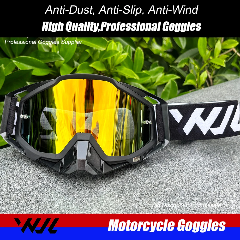 

WJL Motorcycle Goggles New Motocross Cycling Glasses Outdoor Off-Road Skiing Sport MTB ATV Dirt Bike Racing Goggles