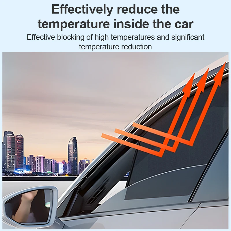 

Car Magnetic Sunshade For Forthing Yacht Accessories U-Tour Cirelli 7 2022 2023~2025 Full Coverage Sunshade Anti-UV Sun Visor