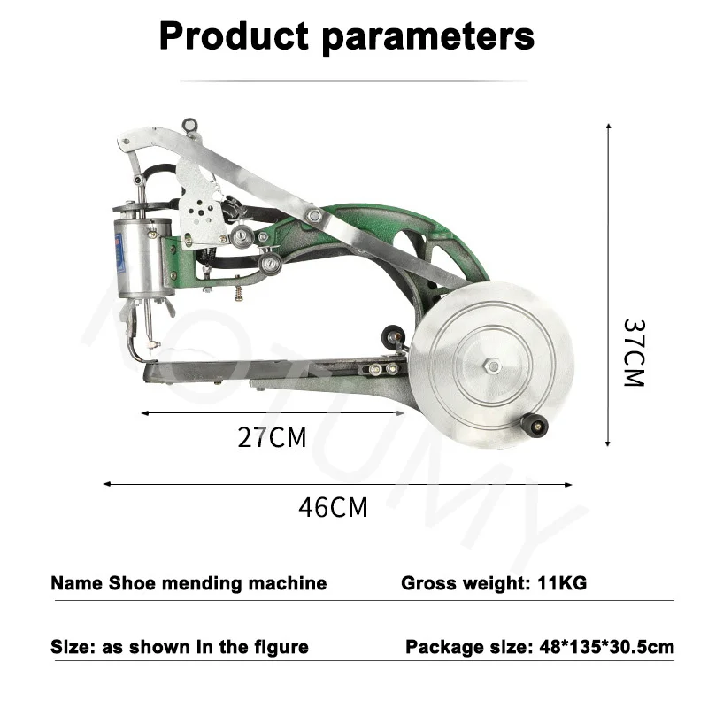 Imagem -05 - Sapata Industrial Manual Que Faz a Máquina de Costura Equipamento Sapatos Reparos Máquina de Costura Mão Operado Sapato Máquina de Remendar com Stan