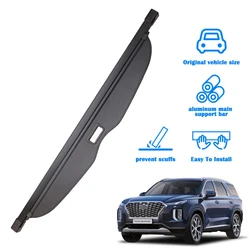 For Hyundai Palisade 2019-2023 Security Privacy Cover Retractable Trunk cargo Luggage Sunshade Curtain Car supplies Cargo Blocks