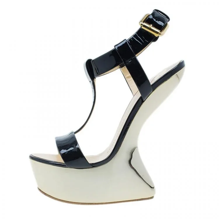 Strage Stil T Strap Sandals Pointed Toe Solid Size 35-46 3