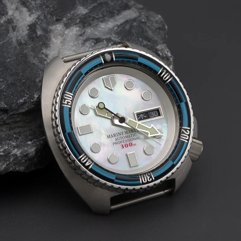 

Mod 6105 6309 Turtle Abalone Dive Watch Head With NH35 NH36A Stainless Steel Diving Men Automatic Watch 200m Waterproof