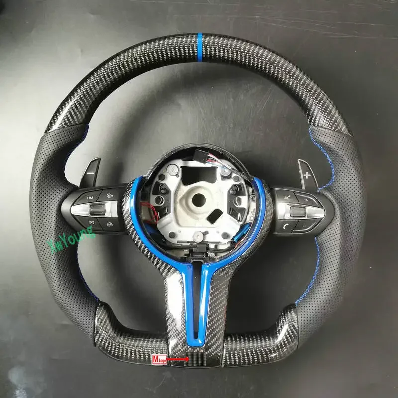 

For BMW M2 F87 M3 328M M5 F10 F12 M6 F06 F07 F30 F31 F01 F02 F20 F21 F22 F23 F32 F33 1 3 5 7 Series Carbon Fiber Steering Wheel