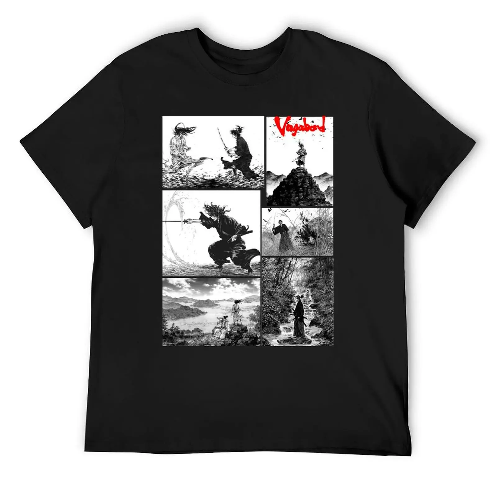 

Vagabond Manga T-Shirt oversizeds sweat Anime t-shirt men tshirt