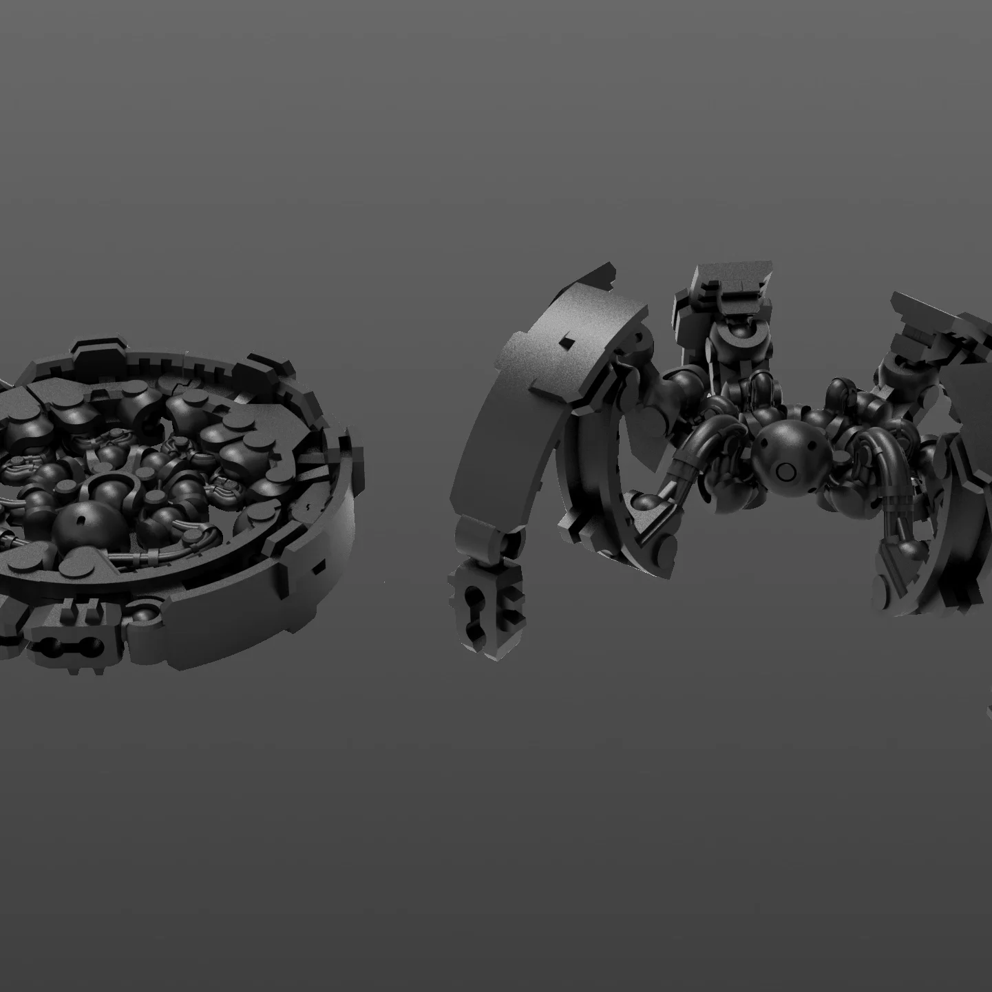 Kapukan (naan) 2 pieces per box Three minute Plan Series 1/60 3D Printed Parts