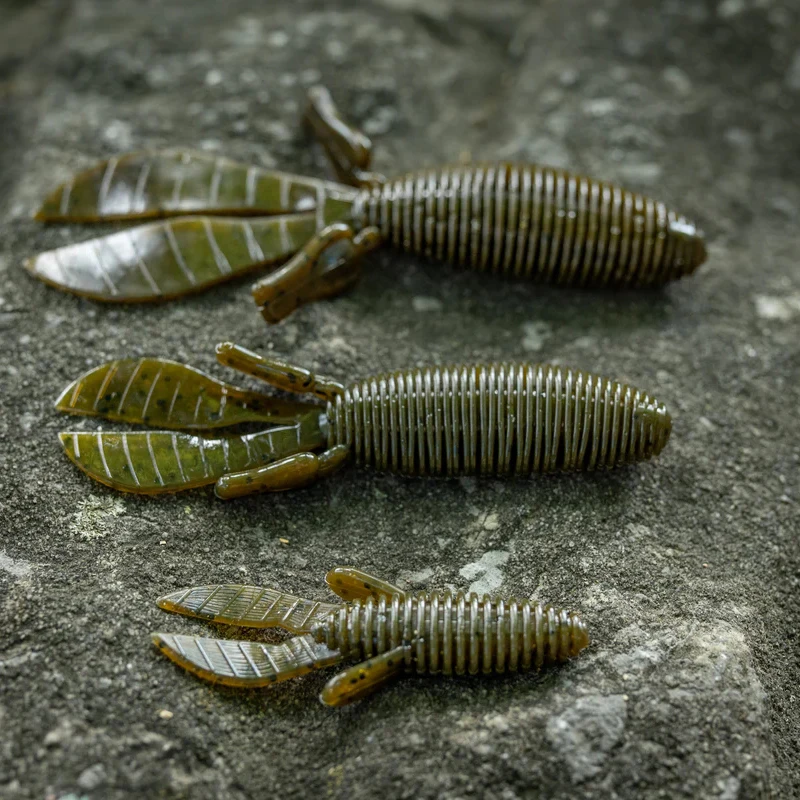 

The United States Imports MISSILE BAITS Micro D Bomb Lure Soft Bait, Texas Jig Small Trailing Shrimp