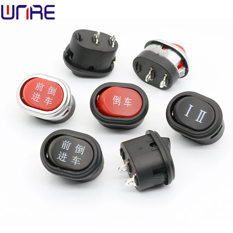 10Pcs Electric Motorcycle Forward Reverse Start Headlight Horn Button Switch DDCAN-01 Two Gears 2pin Button Switch