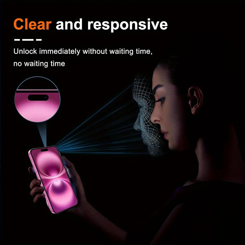 NNBILI 5 قطعة واقي شاشة طبقة رقيقة واقية للخصوصية لهاتف iPhone 17 16 15 14 13 12 11 Pro Max 17Air Series مع أداة التثبيت