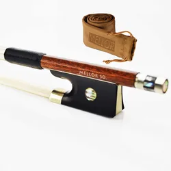 Carbon Fiber Violin Bow Wood Skin Mellow Sweet Tone Well Balance Master Handmade For Soloist MELLOR S1 Violin Parts Accessories